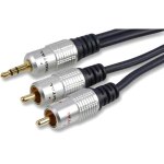 כבל PRO SIGNAL - PL 3.5MM (ST) - 2XRCA 2M