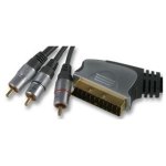 כבל PRO SIGNAL - SCART - 3XRCA IN/OUT 1.5M