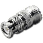 מתאם קואקסיאלי - UHF SOCKET - BNC PLUG