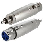 מתאם NEUTRIK - XLR SOCKET - RCA PLUG