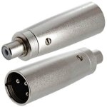 מתאם NEUTRIK - XLR PLUG - RCA SOCKET