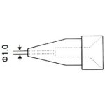 ראש לאקדח שואב בדיל חשמלי - קוני DURATOOL - 1.0MM