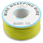 כבל 30AWG - WIREWRAP - גליל 305M - בידוד צהוב