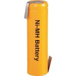 סוללה נטענת עם תגיות הלחמה - AA - 1.2V 1580MAH