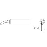 ראש למלחם - WELLER XNT-AXHS - 1.6MM CHISEL BENT