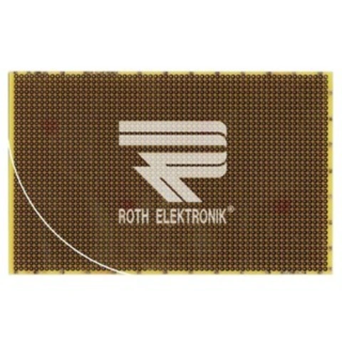 לוח נקודות הלחמה דו צדדי - 100X160MM FR4 ROTH ELEKTRONIK