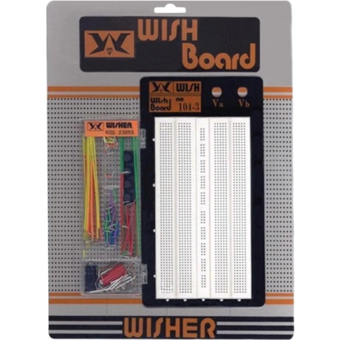 לוח ניסוי גדול לאלקטרוניקה (מטריצה) - 220X120X31MM WISHER ENTERPRISE