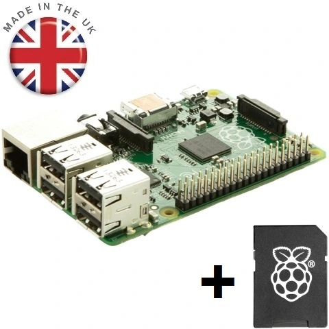 קיט פיתוח - RASPBERRY PI - MODEL B+ - 8GB SD BUNDLE RASPBERRY PI