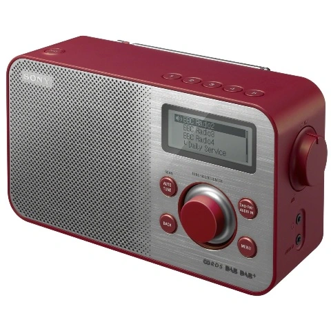 רדיו דיגיטלי שולחני - XDR-S60 RED SONY