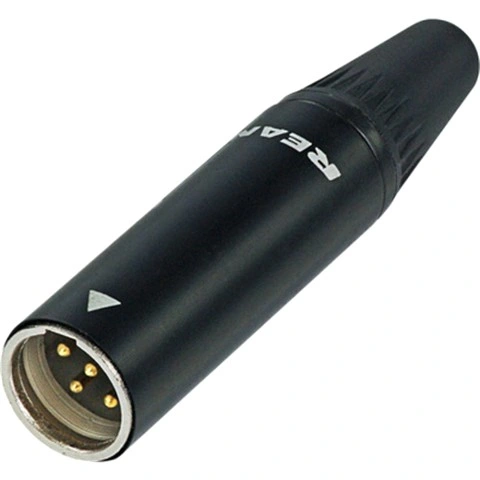 מחבר MINI XLR - זכר להלחמה לכבל - 5 מגעים REAN