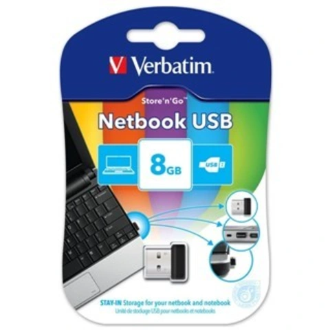 זכרון USB למחשב - MICRO STICK 8GB VERBATIM