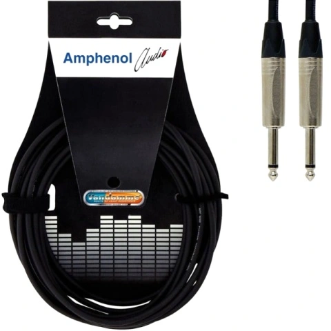 כבל הגברה מקצועי - PL (M) ~ PL (M) - 0.5M AMPHENOL AUDIO