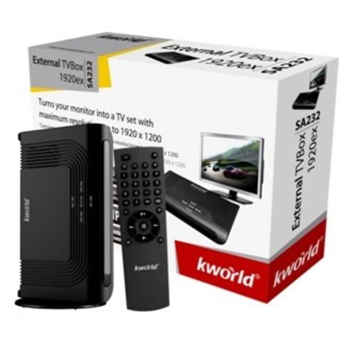 ממיר (COMPOSITE / S-VIDEO TO VGA (TV BOX KWORLD