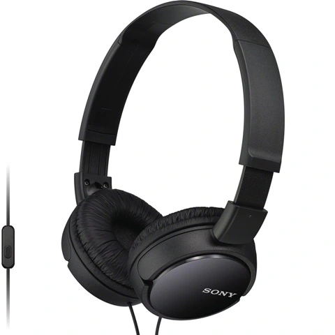 אוזניות HI-FI עם דיבורית - SONY MDR-ZX110AP BLACK SONY