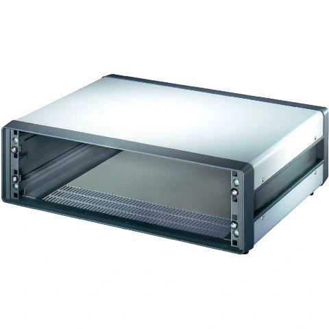 מארז אלומיניום 19 אינץ' - 520MM X 500MM X 153MM - 3U SCHROFF