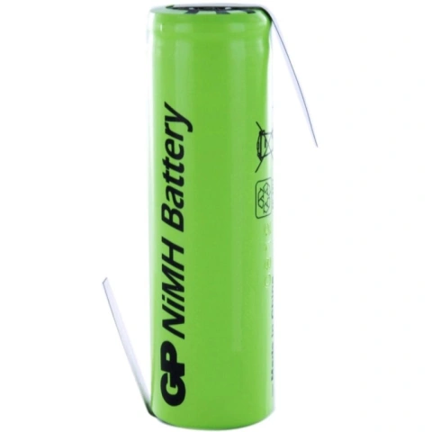 סוללה נטענת עם תגיות הלחמה - AA - 1.2V 1800MAH GP BATTERIES