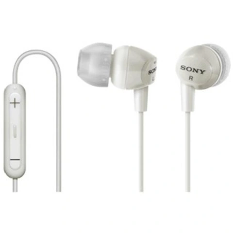 אוזניות סיליקון לאייפון - SONY MDR-EX12IPW SONY