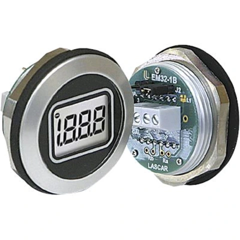 מד תצוגה (פנל מטר) דיגיטלי - 3.5 ספרות - 8MM - DC VOLTAGE LASCAR