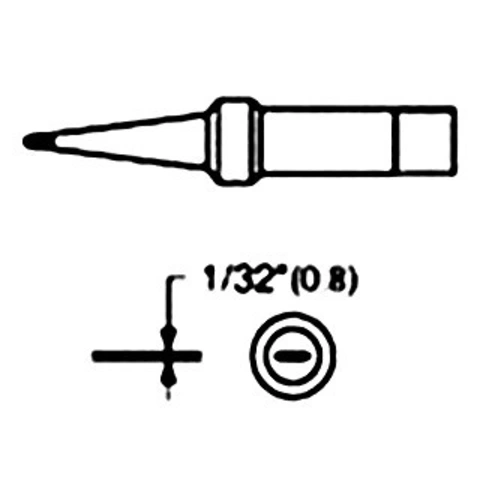 ראש למלחם - WTCP PTH6 - 0.8MM CHISEL WELLER