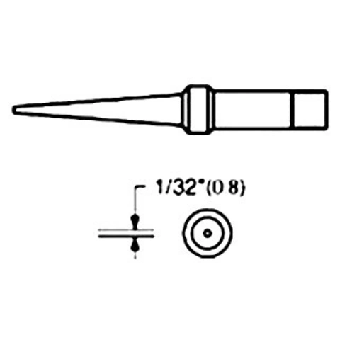 ראש למלחם - WTCP PTO6 - 0.6MM LONG CONICAL WELLER