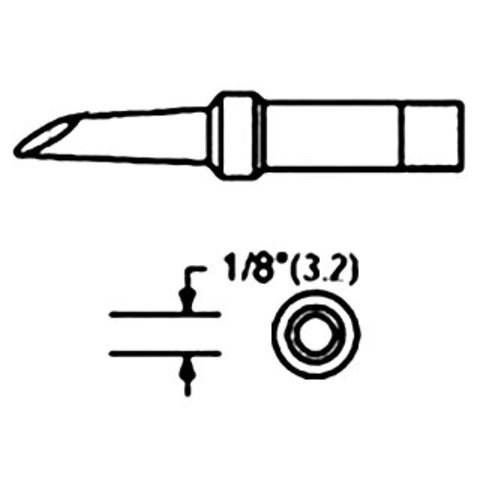 ראש למלחם - WTCP PTCC7 - 3.2MM SPADE WELLER