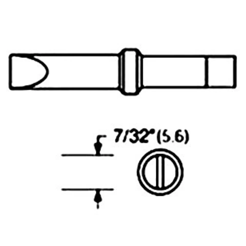 ראש למלחם - WTCP PTE7 - 5.6MM CHISEL WELLER