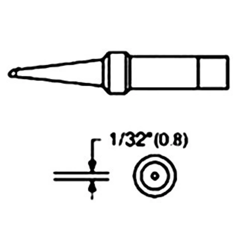 ראש למלחם - WTCP PTF8 - 1.2MM SPADE WELLER