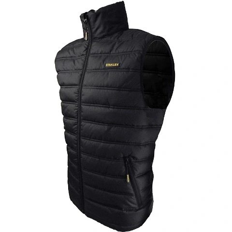 מעיל עבודה מרופד - BODYWARMER ללא שרוולים - צבע שחור - מידה XL STANLEY