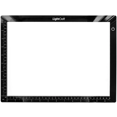 משטח עבודה מואר (LIGHTBOX) עם תאורת LED - גודל A3 LIGHTCRAFT