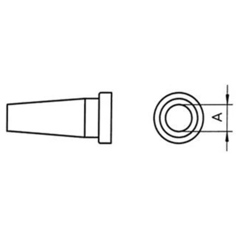 ראש למלחם - WELLER LT-CS - 3.2MM ROUND WELLER