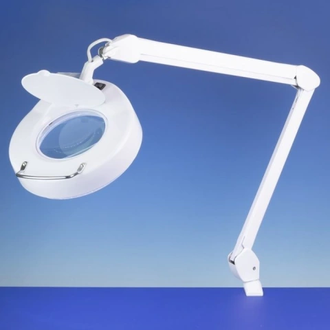 מנורת עבודה שולחנית עם זכוכית מגדלת - CLASSIC - הגדלה X3 LIGHTCRAFT