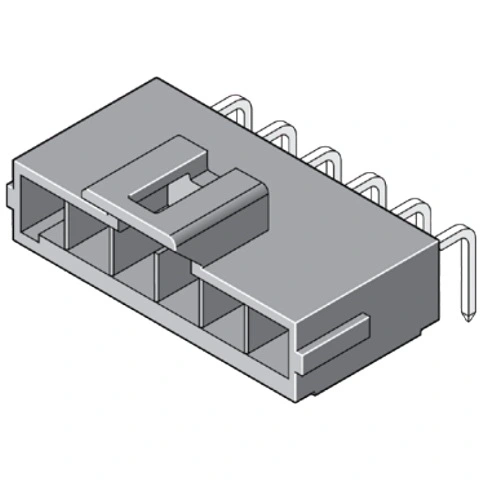 מחבר MOLEX למעגל מודפס - סדרת ULTRA-FIT - זכר 3 מגעים MOLEX