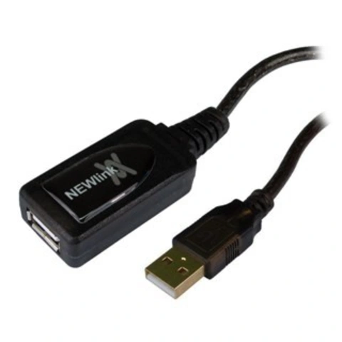 כבל מאריך אקטיבי 20M - A(M) ~ A(F) - USB 2.0 NEWLINK