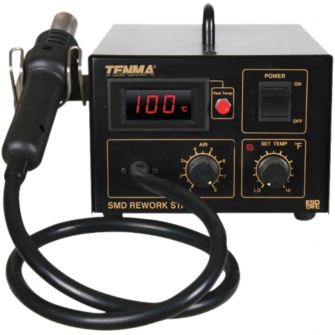 תחנת אוויר חם דיגיטלית מקצועית - TENMA 560W TENMA