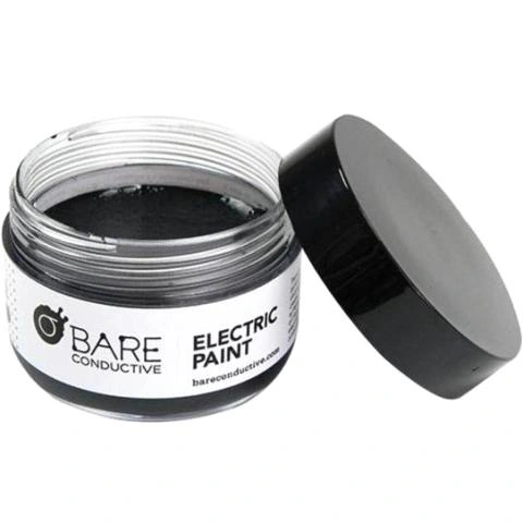 צבע מוליך חשמל - צנצנת 50 מ''ל BARE CONDUCTIVE