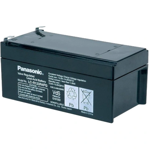 מצבר עופרת נטען - PANASONIC 12V 3.4AH PANASONIC