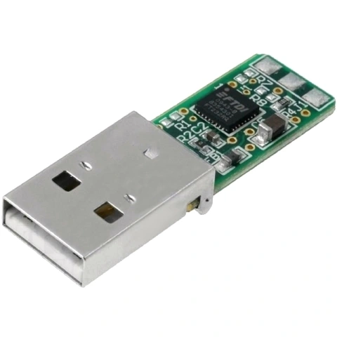 ממיר - TTL-232R-3V3-PCB , TTL ⇒ USB FTDI