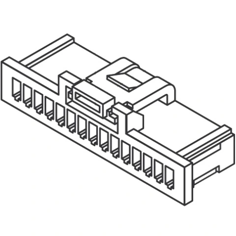 מחבר MOLEX ללחיצה לכבל - סדרת PICO-CLASP - נקבה 3 מגעים MOLEX