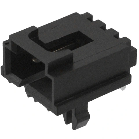 מחבר MOLEX להלחמה למעגל מודפס - סדרת SL - זכר 2 מגעים MOLEX