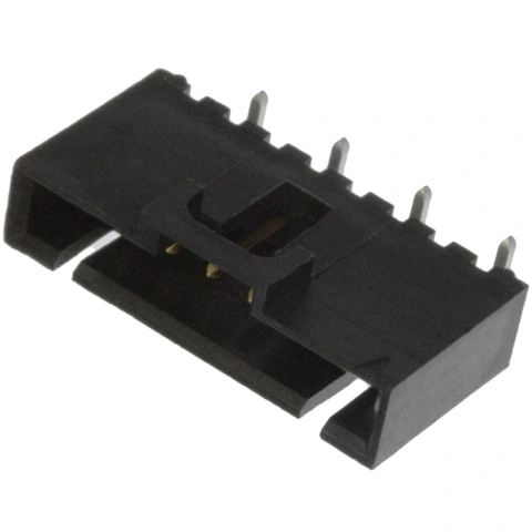 מחבר MOLEX להלחמה למעגל מודפס - סדרת SL - זכר 3 מגעים MOLEX