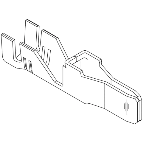 פין ללחיצה למחברי MOLEX - סדרת MINI FIT SR - זכר 14-16AWG MOLEX