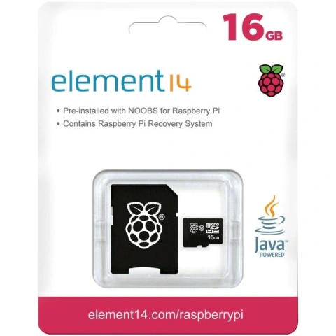 מערכת הפעלה NOOBS ULTRA 16GB עבור RASPBERRY PI 3 RASPBERRY PI