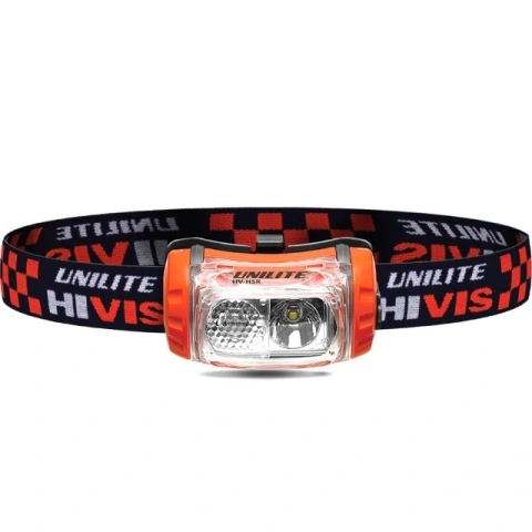 פנס ראש מקצועי נטען - UNI-LITE HV-H5R - 220 LUMENS UNI-LITE