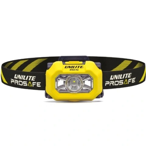 פנס ראש מקצועי מוגן התפוצצות - UNI-LITE ATEX-H2 - 180 LUMENS UNI-LITE