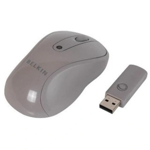 עכבר אופטי אלחוטי - BELKIN F5L075-USB-SILVER BELKIN