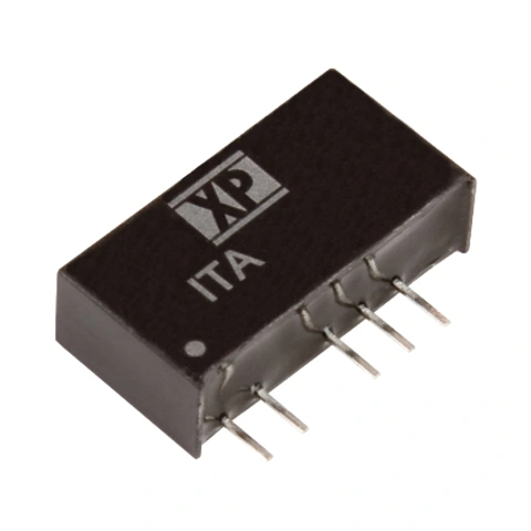 ממיר מתח - 1W , 4.5VDC ~ 5.5VDC ⇒ ±5VDC , 100MA XP POWER