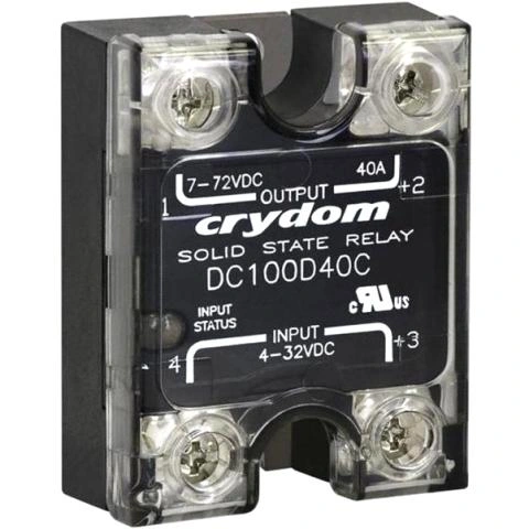 ממסר SPST-NO , 7VDC ~ 72VDC , 40A - SSR CRYDOM