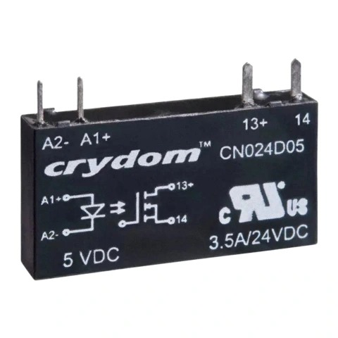 ממסר SPST-NO , 0VDC ~ 24VDC , 3.5A - SSR CRYDOM