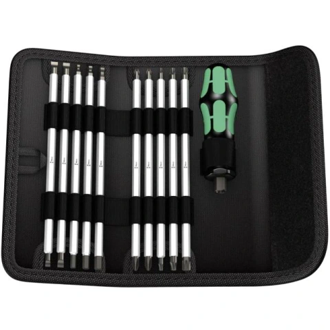 ידית מברג עם סט 10 ביטים - WERA 88/1 VARIO SET WERA