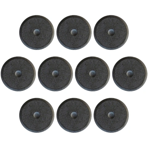 סט 10 מגנטים - FERRITE DISC - 14MM X 5MM ECLIPSE MAGNETICS